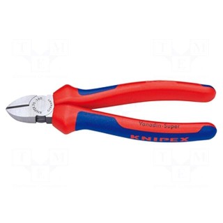 Pliers | side,cutting | ergonomic two-component handles | 125mm