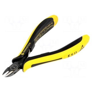 Pliers | side,cutting | ESD | Pliers len: 120mm | Cut: without chamfer