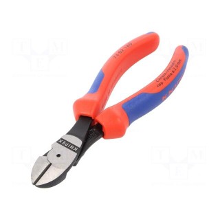 Pliers | side,cutting | plastic handle | Pliers len: 160mm