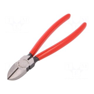 Pliers | side,cutting | plastic handle | Pliers len: 180mm