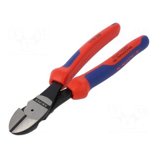 Pliers | side,cutting | plastic handle | Pliers len: 200mm