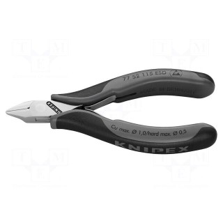 Pliers | side,cutting,precision | ESD | 115mm