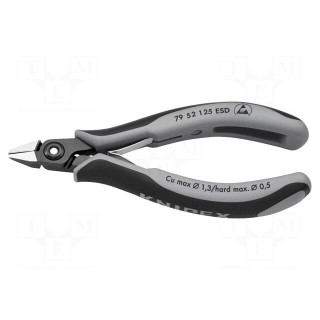 Pliers | side,cutting,precision | ESD | 125mm