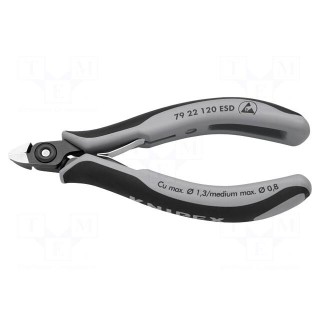 Pliers | side,cutting,precision | ESD | 125mm