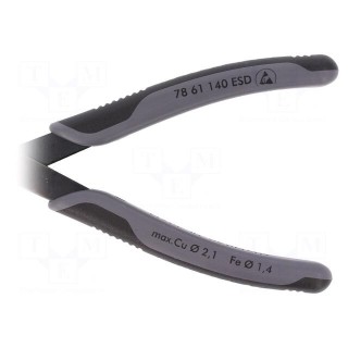 Pliers | side,cutting,precision | ESD | Pliers len: 140mm