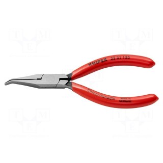 Pliers | curved,elongated | 135mm