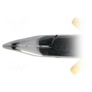Pliers | curved,half-rounded nose | ESD | 120mm