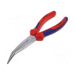 Pliers | curved,half-rounded nose | for gripping,for bending