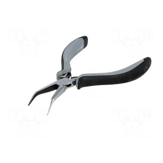 Pliers | curved,half-rounded nose,elongated | ESD
