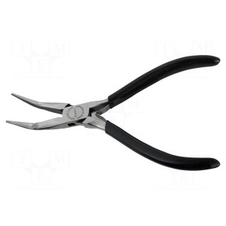 Pliers | curved,half-rounded nose,elongated | ESD | 145mm