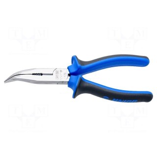 Pliers | cutting,curved,half-rounded nose | 170mm | 512/1BI