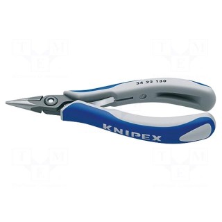 Pliers | half-rounded nose | 130mm