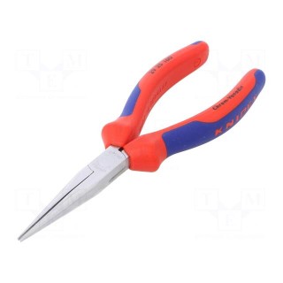 Pliers | half-rounded nose | 160mm | Conform to: DIN/ISO 5745