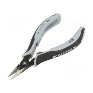 Pliers | half-rounded nose | ESD | 130mm