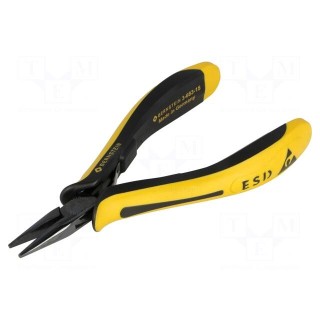Pliers | half-rounded nose | ESD | 130mm