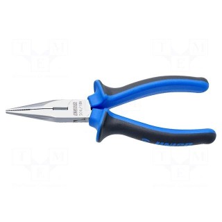 Pliers | half-rounded nose,elongated | 140mm | 506/1BI