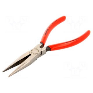 Pliers | half-rounded nose,elongated | 160mm
