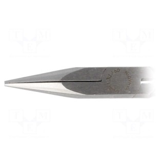 Pliers | half-rounded nose,elongated | 160mm