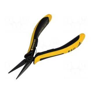 Pliers | half-rounded nose,elongated | ESD | 140mm