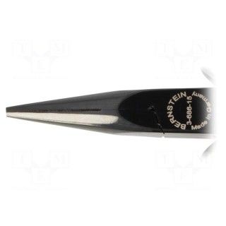 Pliers | half-rounded nose,elongated | ESD | 140mm