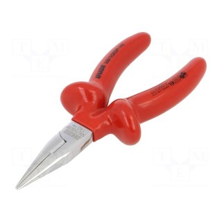 Pliers | insulated,half-rounded nose | 140mm | 506/1VDEDP