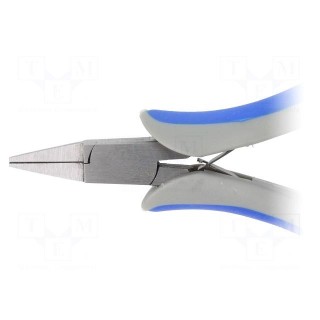 Pliers | miniature,half-rounded nose | 128mm