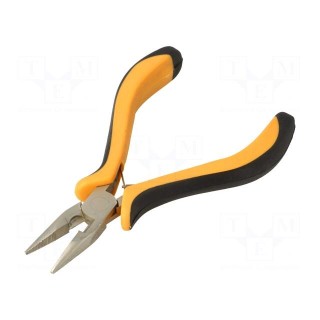 Pliers | precision,half-rounded nose | 130mm