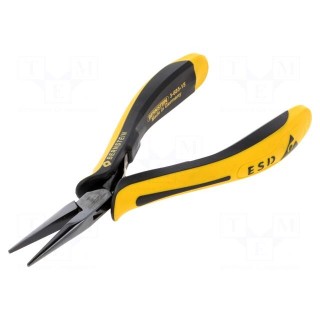 Pliers | precision,half-rounded nose | ESD | 140mm