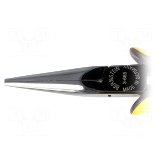 Pliers | precision,half-rounded nose | ESD | 140mm