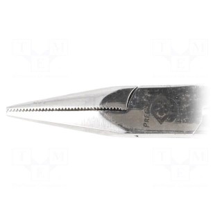 Pliers | straight,precision,half-rounded nose | 120mm