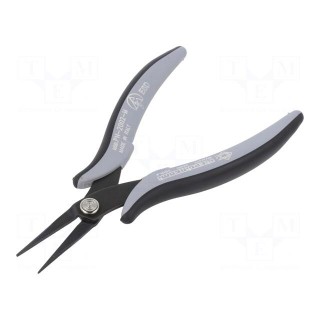 Pliers | smooth gripping surfaces,flat | ESD | 155mm