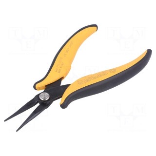 Pliers | smooth gripping surfaces,flat,elongated | 160mm