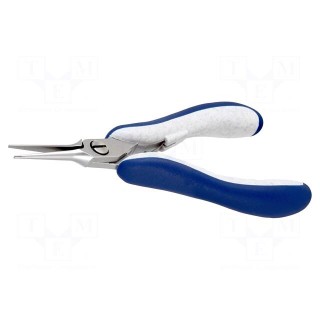Pliers | smooth gripping surfaces,half-rounded nose,elongated