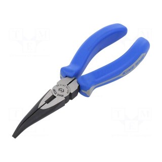 Pliers | curved,universal | two-component handle grips | 163mm