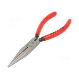 Pliers | cutting,half-rounded nose,universal | plastic handle