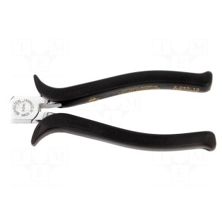 Pliers | for gripping and bending,half-rounded nose,universal