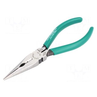 Pliers | for gripping and cutting,half-rounded nose,universal