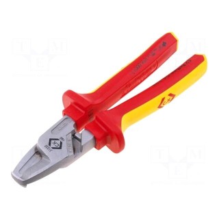 Pliers | insulated,cutting | for voltage works | 165mm