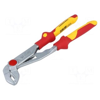 Pliers | insulated,adjustable | 0-50 mm nuts,pipes Ø 2" | steel