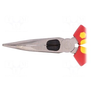 Pliers | insulated,curved,half-rounded nose | steel | 200mm | 1kVAC