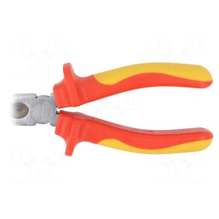 Pliers | insulated,curved,half-rounded nose,universal | 160mm