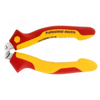 Pliers | insulated,curved,half-rounded nose,universal | steel