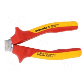 Pliers | insulated,flat | for voltage works | 160mm | 1kVAC