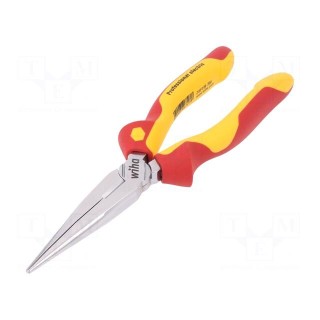 Pliers | insulated,half-rounded nose | steel | 200mm | 1kVAC