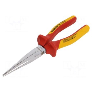 Pliers | insulated,straight,half-rounded nose | 200mm | 1kVAC