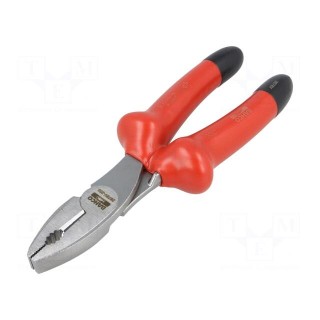Pliers | insulated,universal | alloy steel | 200mm | 1kVAC