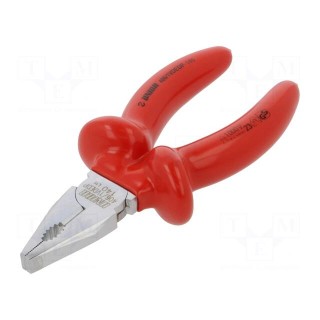 Pliers | insulated,universal | carbon steel | 140mm | 406/1VDEDP