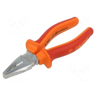Pliers | insulated,universal | carbon steel | 160mm | 406/1VDEBI