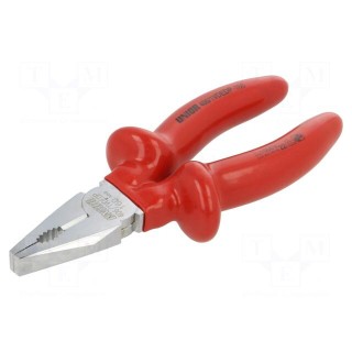 Pliers | insulated,universal | carbon steel | 160mm | 406/1VDEDP