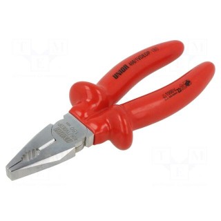 Pliers | insulated,universal | carbon steel | 180mm | 406/1VDEDP